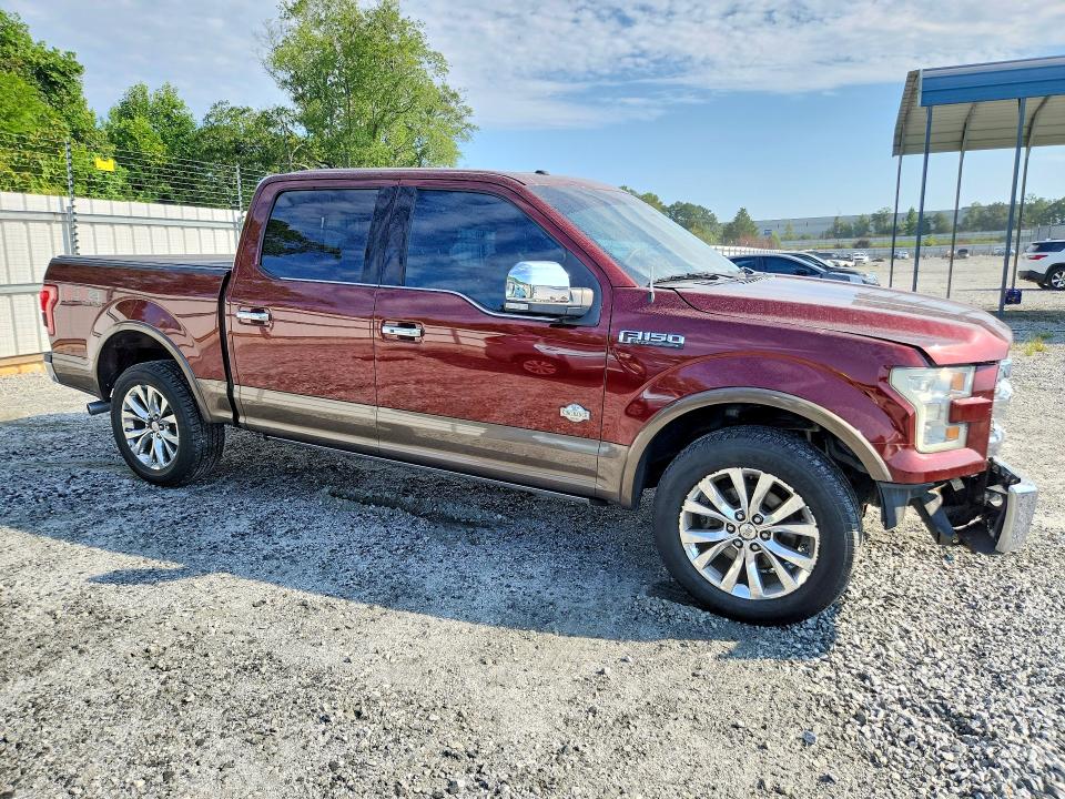 2015 Ford F150 VIN 1FTEW1EF9FFB47639 COPART salvage auction — FRONT END, SC - CERT OF TITLE-SALVAGE, sold $9,000 on 2026-08-19 (photo 4)