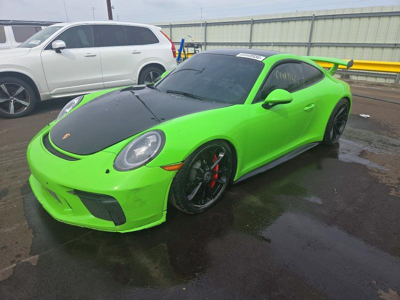 2018 Porsche 911 VIN WP0AC2A95JS175760 — COPART salvage auction photo