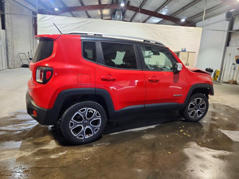 2017 Jeep Renegade VIN ZACCJBDB8HPE72793 COPART salvage auction — FRONT END, MA - CERT OF TITLE-SALVAGE (P), sold $400 on 2026-08-20 (photo 3)