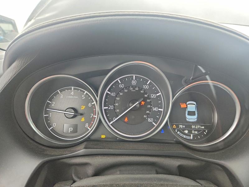 2017 Mazda 6 VIN JM1GL1X51H1143641 COPART salvage auction — FRONT END, Mo - Dis/Dlr/Exp Only Salvage Title (P), sold $850 on 2026-08-21 (photo 9)