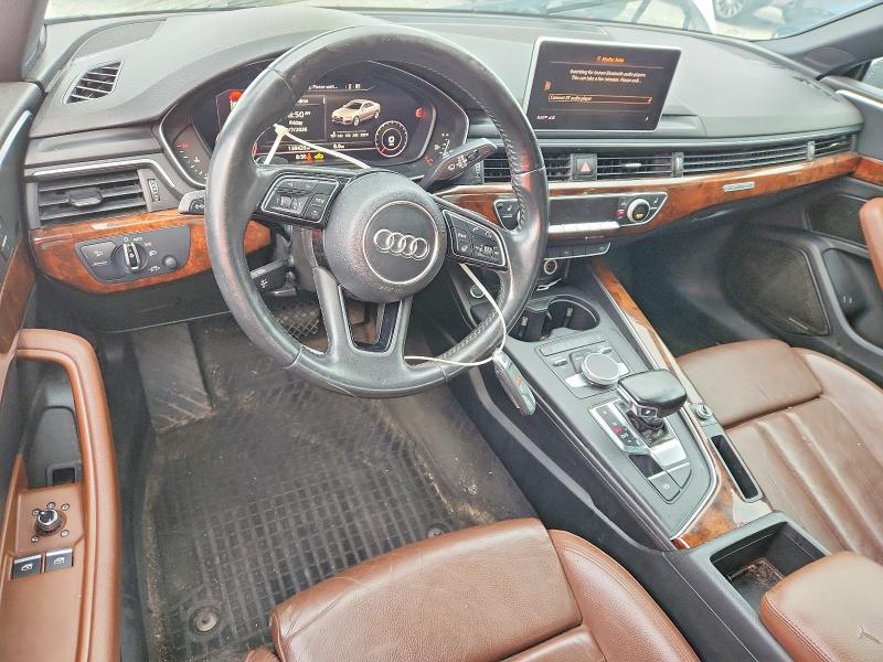 2018 Audi A5 VIN WAUTNAF51JA004963 COPART salvage auction — MECHANICAL, GA - CERTIFICATE OF TITLE, sold $7,200 on 2026-08-26 (photo 8)