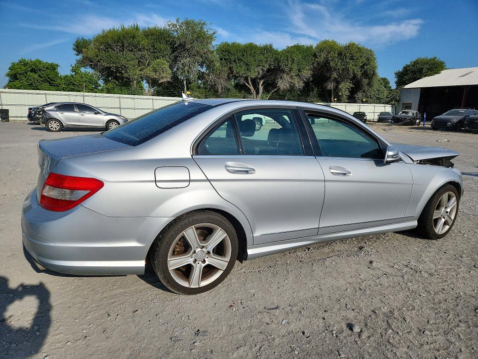 2011 Mercedes-benz C class VIN WDDGF5EB4BA507779 COPART salvage auction — FRONT END, SV, sold $525 on 2026-08-11 (photo 3)