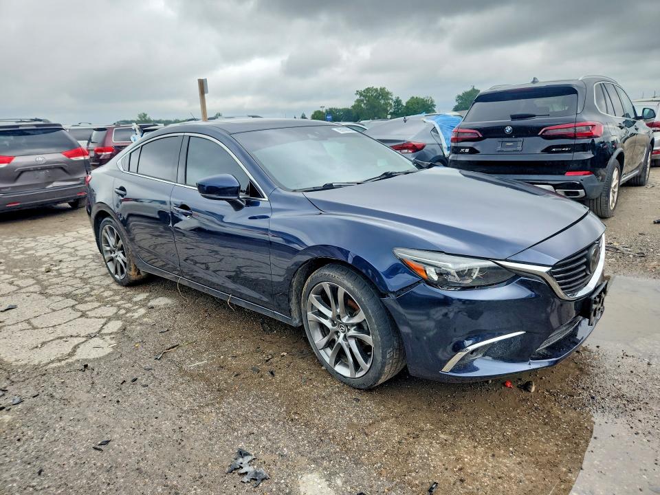 2017 Mazda 6 VIN JM1GL1X51H1143641 COPART salvage auction — FRONT END, Mo - Dis/Dlr/Exp Only Salvage Title (P), sold $850 on 2026-08-21 (photo 4)