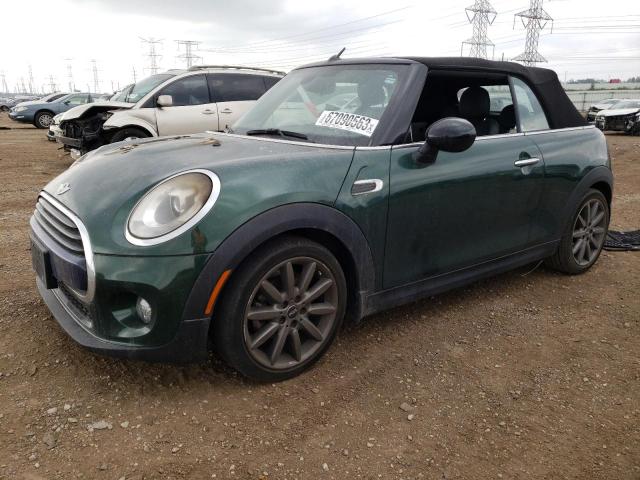 2017 Mini Convertible VIN WMWWG5C32H3C99977 COPART salvage auction — BURN - ENGINE, IL - SALVAGE CERTIFICATE, sold $725 on 2025-05-13 (photo 1)
