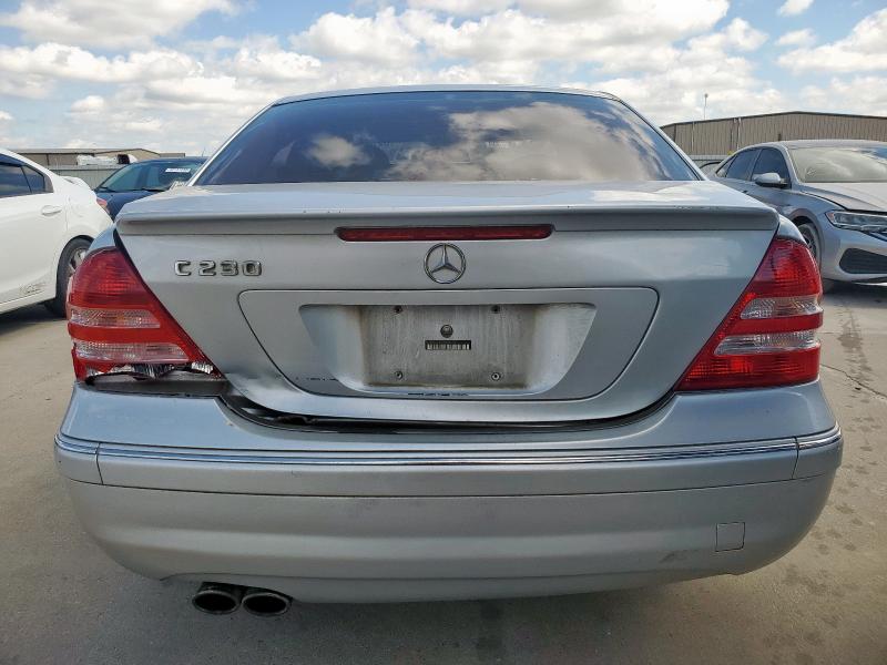 2007 Mercedes-benz C class VIN WDBRF52H67F894033 COPART salvage auction — REAR END, Tx - Salvage Vehicle Title, sold $525 on 2026-08-20 (photo 6)