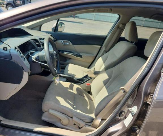 2012 Honda Civic VIN 19XFB2F53CE051183 COPART salvage auction — REAR END, Tx - Salvage Vehicle Title, sold $10 on 2026-07-02 (photo 7)