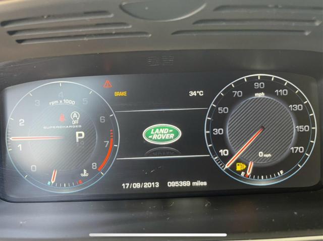 2014 Land rover RANGE ROVER VIN SALGS2TF6EA155229 COPART salvage auction — Damage History, TX - DEALER ONLY SALVAGE TITLE (P), sold $31,500 on 2025-10-10 (photo 8)