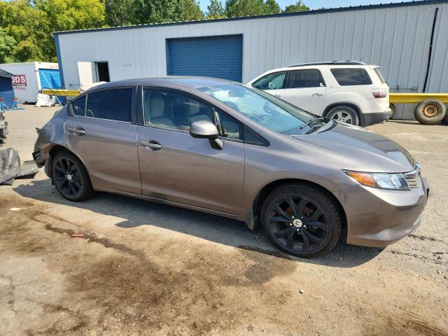 2012 Honda Civic VIN 19XFB2F53CE051183 COPART salvage auction — REAR END, Tx - Salvage Vehicle Title, sold $10 on 2026-07-02 (photo 4)