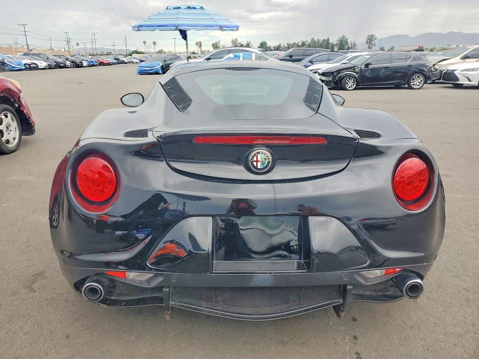 2015 Alfa romeo 4c VIN ZARBAAA40FM160416 COPART salvage auction — MECHANICAL, DV, sold $49,870 on 2026-09-23 (photo 6)