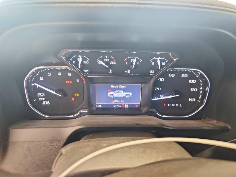 2021 Gmc SIERRA VIN 3GTU9DED8MG221471 COPART salvage auction — FRONT END, Ne - Cert Of Title-Salvage, sold $12,500 on 2026-10-09 (photo 9)