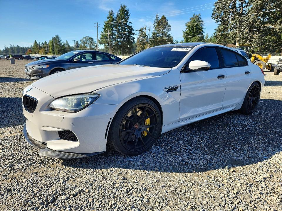 2014 BMW M6 gran coupe VIN WBS6C9C59ED466919 — COPART salvage auction photo