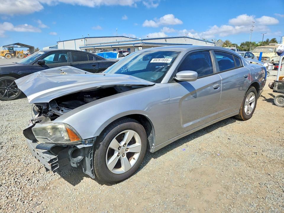 2013 Dodge Charger VIN 2C3CDXBG9DH637348 COPART salvage auction — FRONT END, Ca - Dis/Dlr/Exp Clean W/Salv Hist, sold $300 on 2026-10-09 (photo 1)