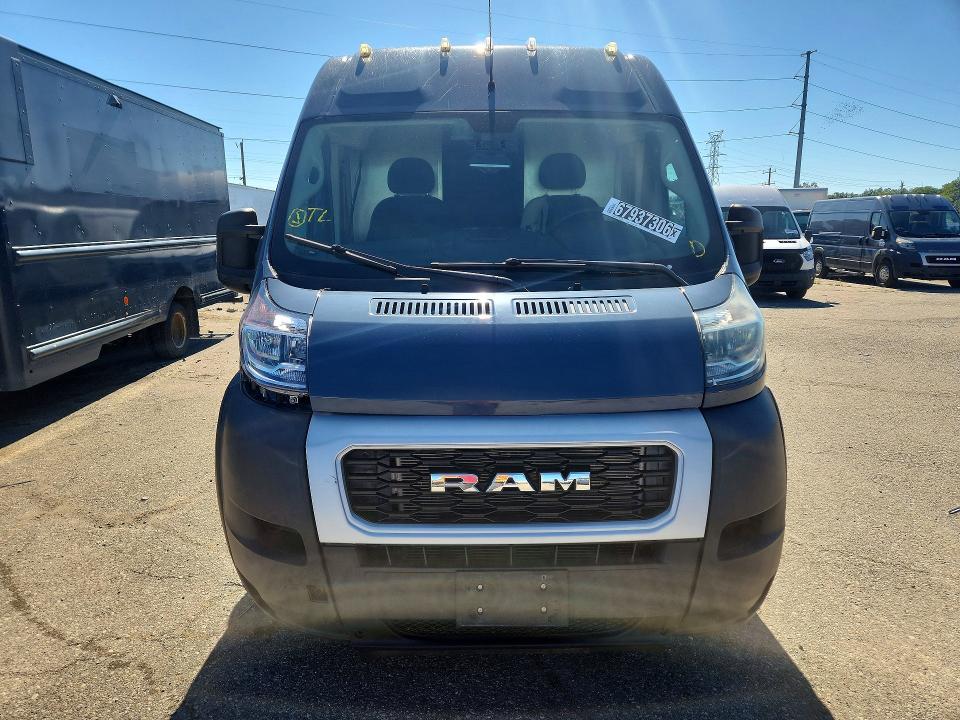 2020 Ram Promaster 3500 VIN 3C6URVJG3LE144080 COPART salvage auction — SIDE, MI - CERTIFICATE OF TITLE, sold $7,300 on 2026-10-12 (photo 5)