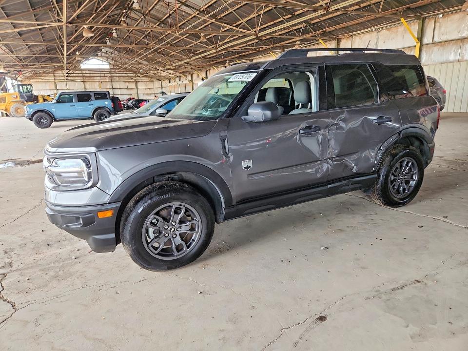2023 Ford Bronco VIN 3FMCR9B64PRE20519 COPART salvage auction — SIDE, CT, sold $4,050 on 2026-09-21 (photo 1)