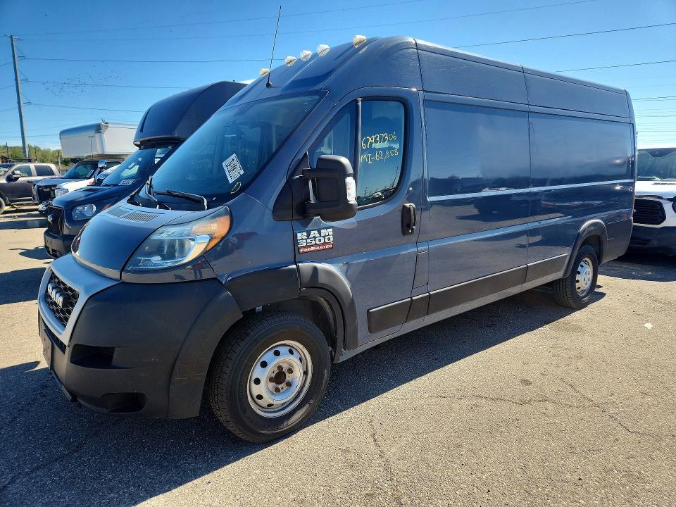 2020 Ram Promaster 3500 VIN 3C6URVJG3LE144080 — COPART salvage auction photo