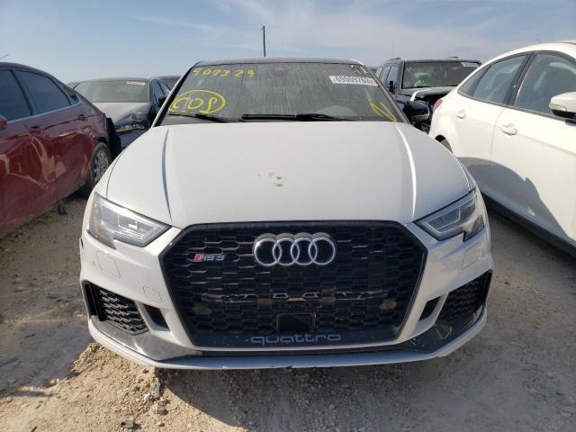 2019 Audi RS3 VIN WUABWGFF6KA907329 COPART salvage auction — NORMAL WEAR, Salvage Title, sold $17,300 on 2024-01-03 (photo 5)
