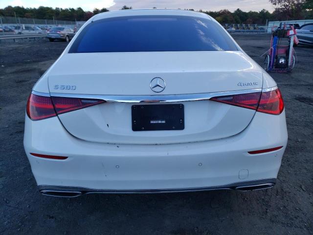2023 Mercedes-benz S-klasse VIN W1K6G7GB0PA200649 COPART salvage auction — WATER/FLOOD, Salvage Title, sold $53,500 on 2024-02-14 (photo 6)