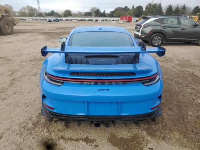 2022 Porsche 911 VIN WP0AC2A94NS268310 COPART salvage auction — Front End, IL - SALVAGE CERTIFICATE, sold $184,000 on 2025-11-25 (photo 6)
