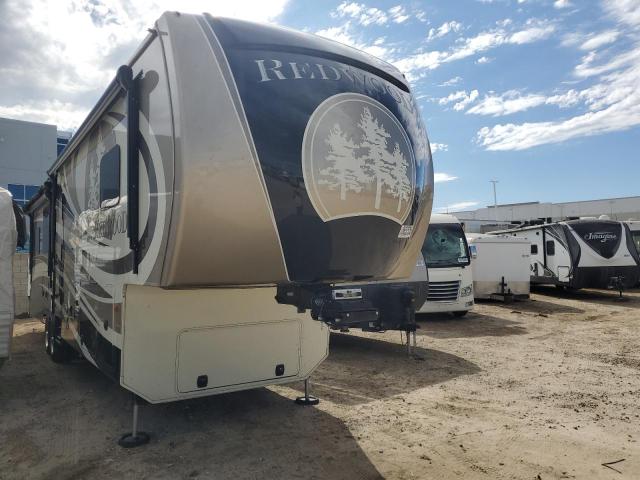 2015 Redwood Fifth whee VIN 4V0FC3825FR005326 COPART salvage auction — REAR END, CA - SALVAGE CERTIFICATE, sold $1,900 on 2026-07-09 (photo 1)