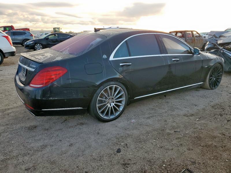 2015 Mercedes-benz S class VIN WDDUG7GB9FA138237 COPART salvage auction — MINOR DENT/SCRATCHES, NM - CERTIFICATE OF TITLE, sold $7,500 on 2026-07-23 (photo 3)
