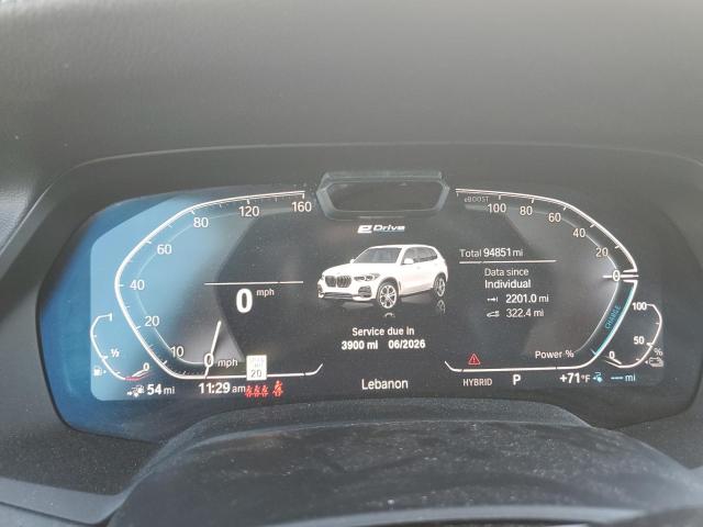 2022 BMW X5 VIN 5UXTA6C02N9M26931 COPART salvage auction — Minor Dent/Scratches, MS - CERTIFICATE OF TITLE (P), sold $32,000 on 2026-03-23 (photo 9)