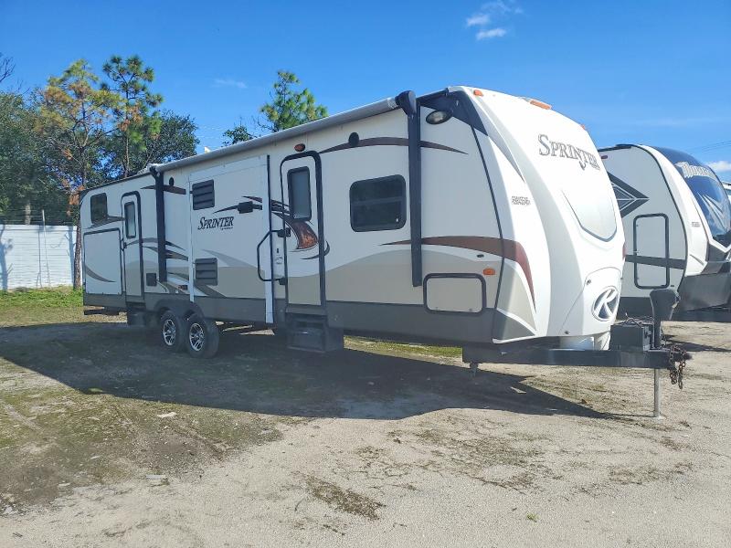 2013 Keystone Sprinter VIN 4YDT31626D1531476 COPART salvage auction — MINOR DENT/SCRATCHES, CT, sold $525 on 2026-10-20 (photo 1)