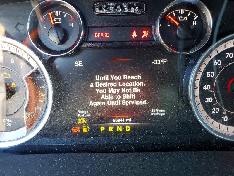 2021 Ram 1500 VIN 1C6RR7GT0MS569292 COPART salvage auction — FRONT END, SM, sold $1,000 on 2026-10-19 (photo 9)
