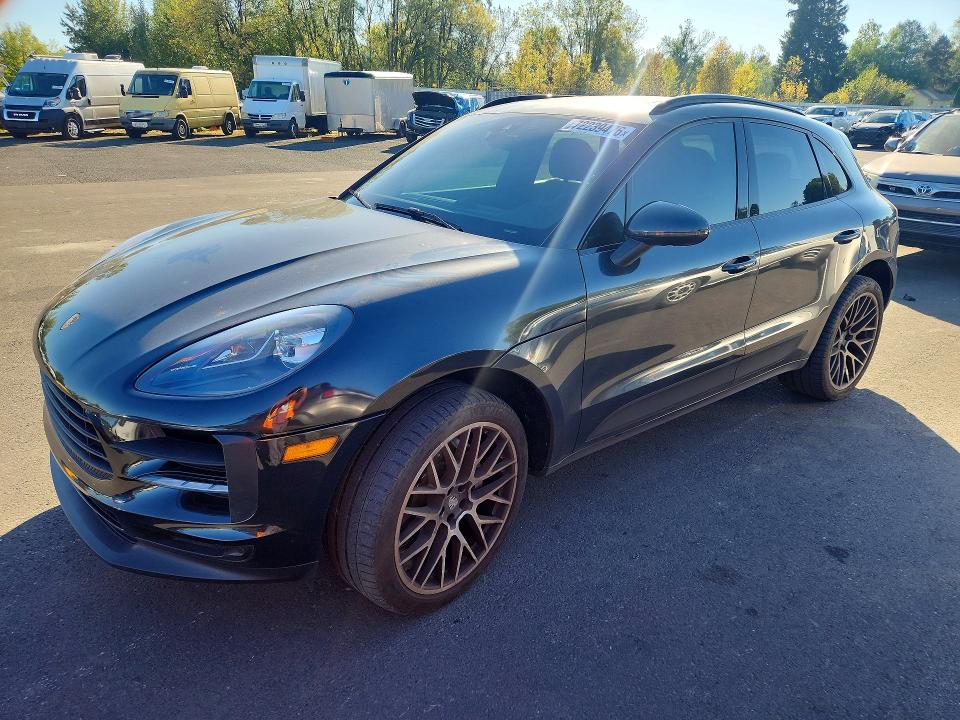 2019 Porsche Macan VIN WP1AB2A59KLB32257 — COPART salvage auction photo