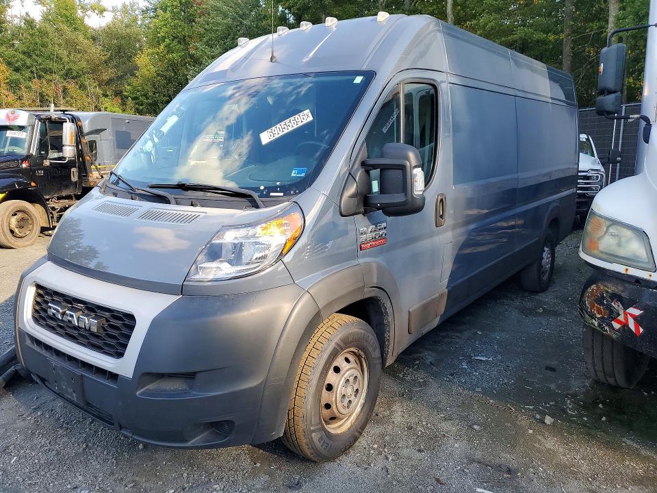 2021 Ram Promaster VIN 3C6MRVJG7ME541521 COPART salvage auction — MINOR DENT/SCRATCHES, CT, sold $11,400 on 2026-10-19 (photo 1)