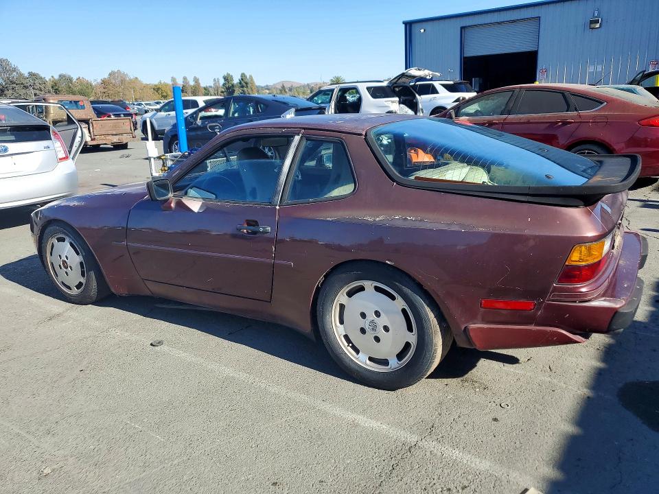 1984 Porsche 944 VIN WP0AA0942EN464764 COPART salvage auction — MECHANICAL, DV, sold $325 on 2026-10-10 (photo 2)