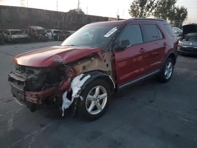 2018 FORD EXPLORER VIN 1FM5K7D85JGB89791 COPART salvage auction — FRONT END, CA - , sold $4,350 on 2023-12-29 (photo 1)