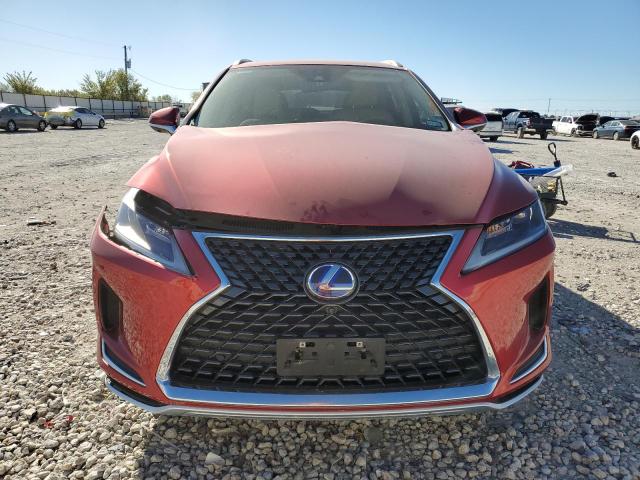 2021 Lexus Rx 450h VIN JTJHGKFA1M2021389 COPART salvage auction — FRONT END, TX - SALVAGE VEHICLE TITLE, sold $18,900 on 2024-11-19 (photo 5)