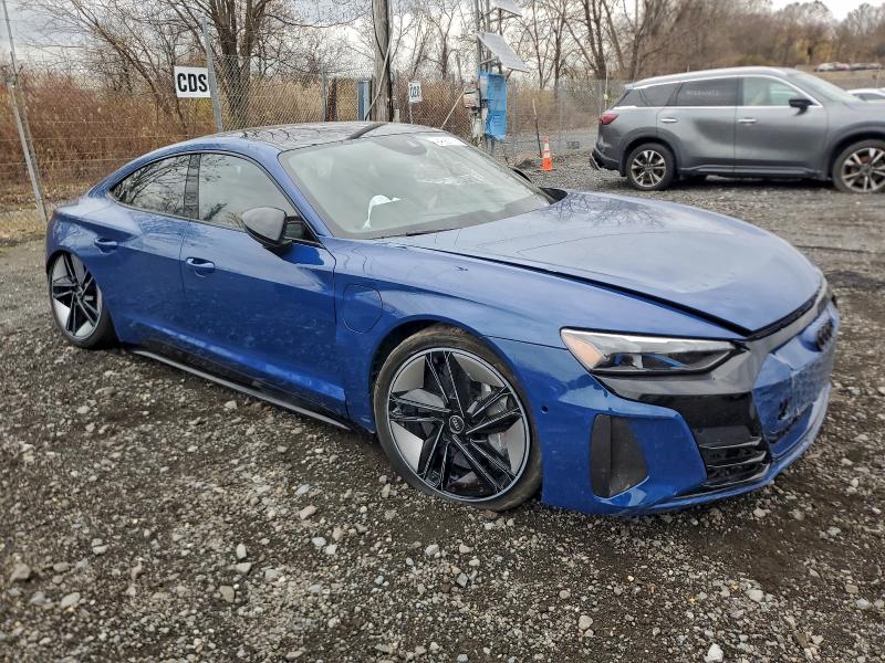 2024 Audi RS e-tron GT VIN WAUBHBFW3R7900076 COPART salvage auction — Front End, NJ - CERT OF TITLE-SALVAGE, sold $29,250 on 2026-01-06 (photo 4)