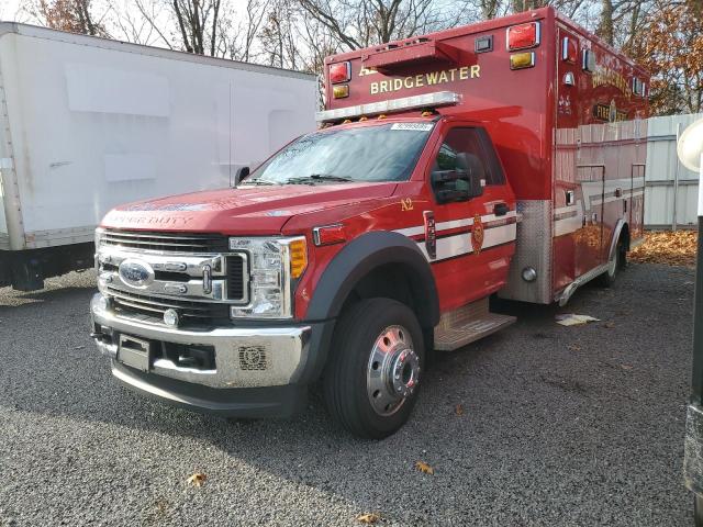 2017 Ford F550 VIN 1FDUF5HT2HDA04627 COPART salvage auction — SIDE, Ma - Cert Of Title-Salvage, sold $17,700 on 2026-07-08 (photo 1)