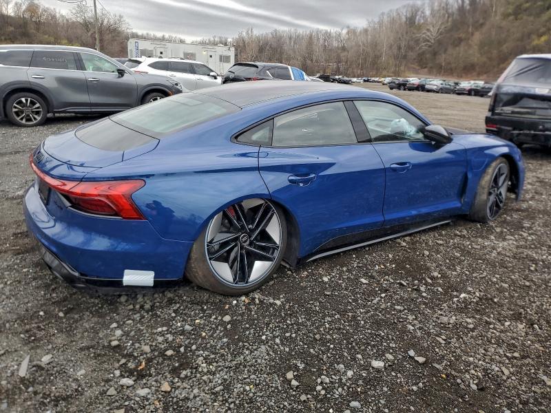 2024 Audi RS e-tron GT VIN WAUBHBFW3R7900076 COPART salvage auction — Front End, NJ - CERT OF TITLE-SALVAGE, sold $29,250 on 2026-01-06 (photo 3)