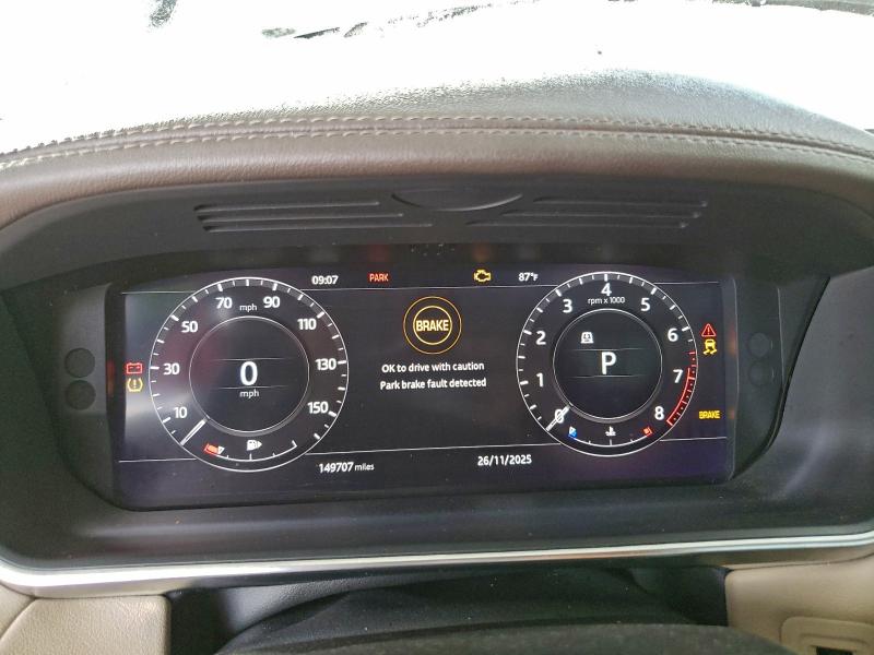 2019 Land rover Range rover sport VIN SALWR2RU7KA861540 COPART salvage auction — MINOR DENT/SCRATCHES, Fl - Certificate Of Title, sold $12,200 on 2026-07-18 (photo 9)
