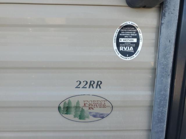 2017 Wildwood Grey wolf VIN 4X4TCKX22H9127423 COPART salvage auction — HAIL, WY - CERTIFICATE OF TITLE, sold $3,100 on 2026-07-22 (photo 8)