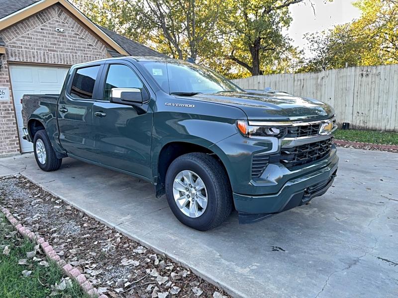 2025 Chevrolet Silverado VIN 1GCUKDED8SZ171415 COPART salvage auction — Normal Wear, TX - CERT OF TITLE-REBUILT SALVAGE (P), sold $16,200 on 2025-12-29 (photo 1)