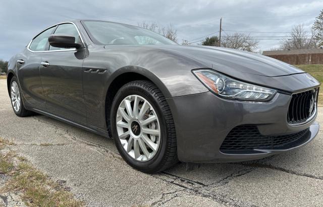2017 Maserati Ghibli VIN ZAM57XSA9H1206127 COPART salvage auction — MINOR DENT/SCRATCHES, TX - SALVAGE VEHICLE TITLE (P), sold $24,600 on 2024-01-18 (photo 1)