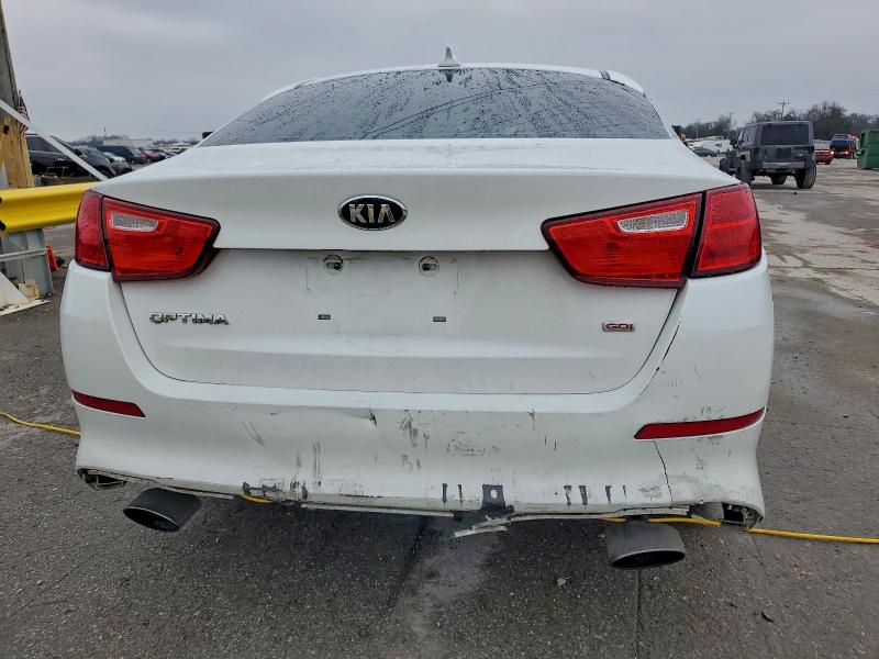 2014 Kia Optima VIN 5XXGM4A70EG277632 COPART salvage auction — REAR END, Tn - Certificate Of Title, sold $975 on 2026-07-13 (photo 6)