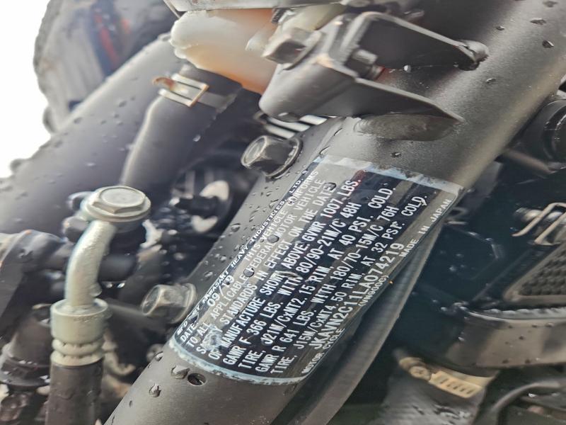 2020 Kawasaki Vulcan 900 VIN JKAVN2C11LA074219 COPART salvage auction — SIDE, Fl - Certificate Of Destruction, sold $975 on 2026-07-17 (photo 9)