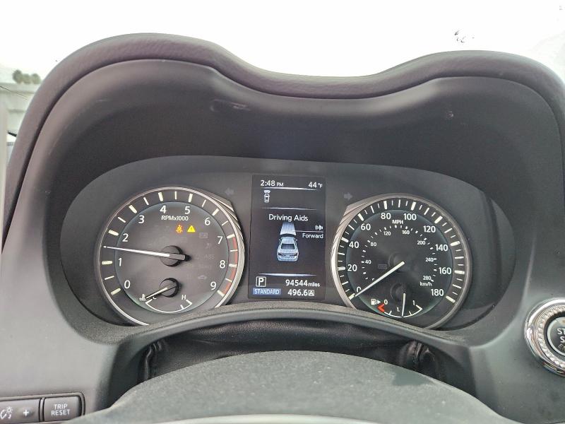 2019 Infiniti Q50 VIN JN1EV7AP6KM543279 COPART salvage auction — Front End, CA - SALVAGE CERTIFICATE, sold $3,999 on 2026-02-13 (photo 9)