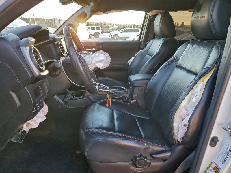 2019 Toyota Tacoma VIN 5TFCZ5AN6KX201857 COPART salvage auction — FRONT END, Ca - Salvage Certificate, sold $200 on 2026-07-29 (photo 7)