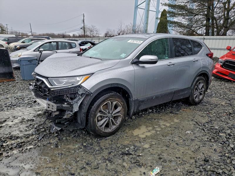 2022 Honda Crv VIN 2HKRW2H82NH664788 COPART salvage auction — FRONT END, Nj - Cert Of Title-Salvage, sold $9,100 on 2026-07-13 (photo 1)