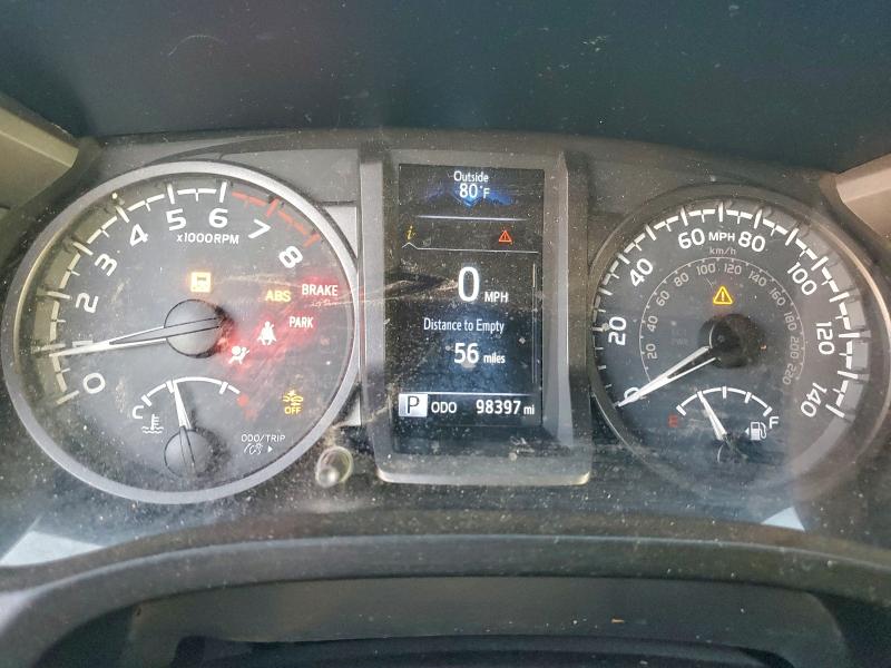 2019 Toyota Tacoma VIN 5TFCZ5AN6KX201857 COPART salvage auction — FRONT END, Ca - Salvage Certificate, sold $200 on 2026-07-29 (photo 9)
