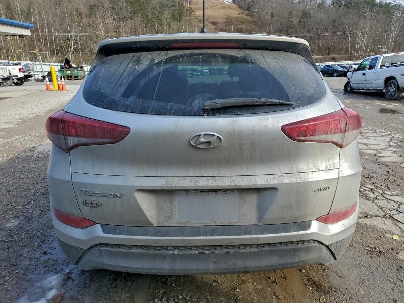 2018 Hyundai Tucson VIN KM8J2CA40JU666900 COPART salvage auction — FRONT END, Wv - Salvage Certificate, sold $2,400 on 2026-07-30 (photo 6)
