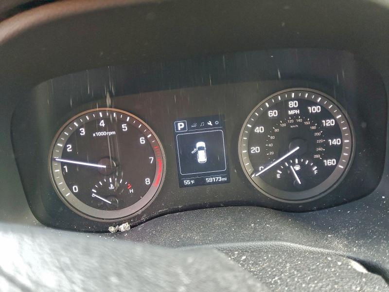 2018 Hyundai Tucson VIN KM8J2CA40JU666900 COPART salvage auction — FRONT END, Wv - Salvage Certificate, sold $2,400 on 2026-07-30 (photo 9)