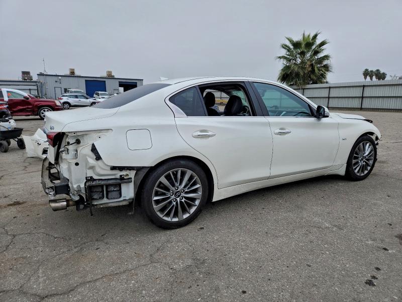 2019 Infiniti Q50 VIN JN1EV7AP6KM543279 COPART salvage auction — Front End, CA - SALVAGE CERTIFICATE, sold $3,999 on 2026-02-13 (photo 3)