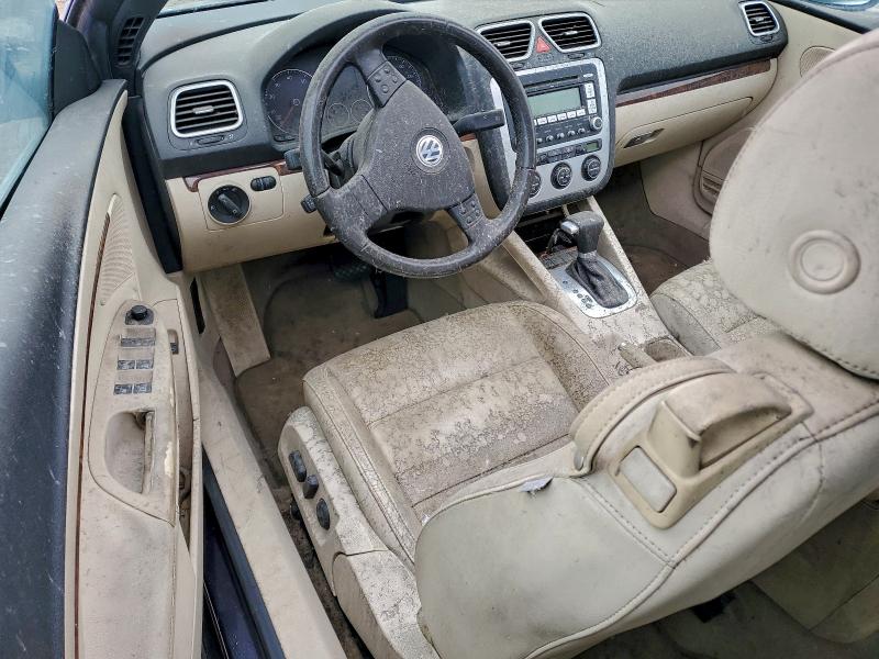 2007 Volkswagen Eos VIN WVWFA71FX7V002645 COPART salvage auction — VANDALISM, In - Bill Of Sale - Parts Only, sold $350 on 2026-07-13 (photo 8)