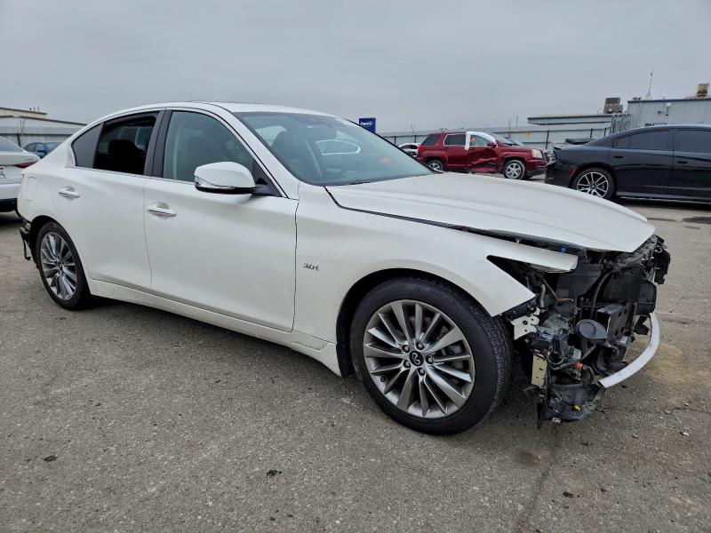 2019 Infiniti Q50 VIN JN1EV7AP6KM543279 COPART salvage auction — Front End, CA - SALVAGE CERTIFICATE, sold $3,999 on 2026-02-13 (photo 4)